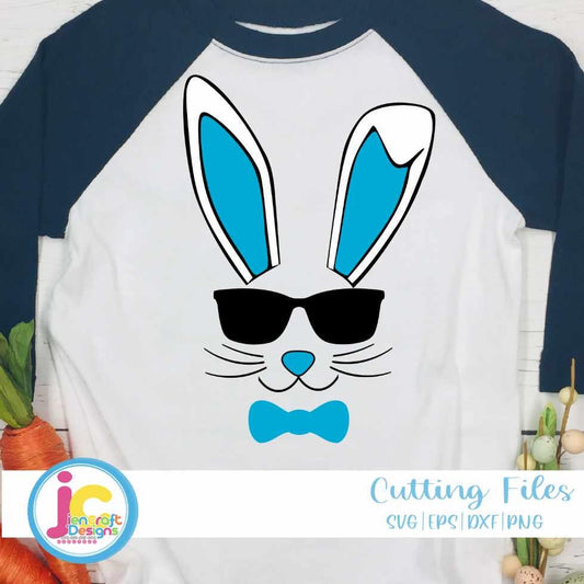 Easter Svg | Cool Boy Bunny Sunglasses SVG EPS DXF PNG