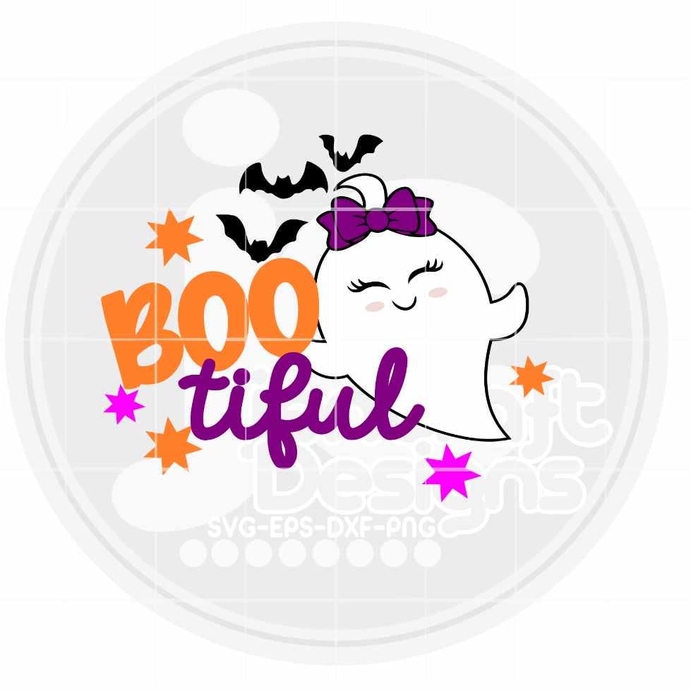 Halloween Svg | Boo Tiful SVG DXF PNG EPS