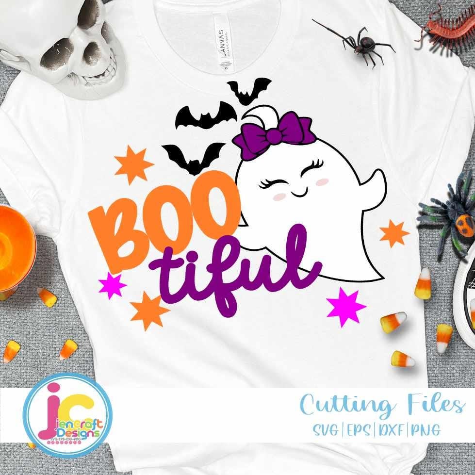 Halloween Svg | Boo Tiful SVG DXF PNG EPS