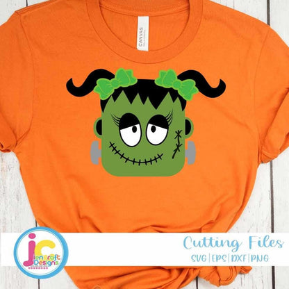 Halloween Svg | Frankenstein Girl SVG DXF PNG EPS