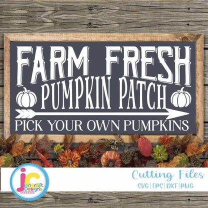 Fall Svg | Pick Your Own, Pumpkin Patch SVG EPS DXF PNG