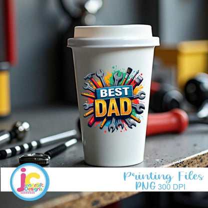 best-dad-ever-png-father-s-day-sublimation-design
