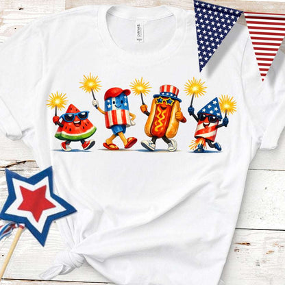 Patriotic Doodle PNG | Retro 4th of July Sublimation Design