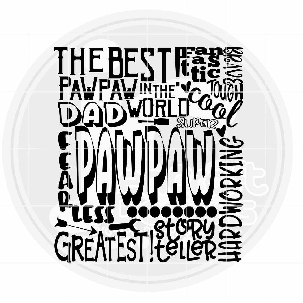 PawPaw Svg | Typography Word Art SVG EPS DXF PNG