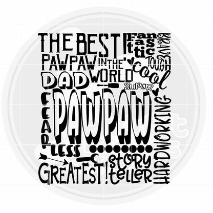 PawPaw Svg | Typography Word Art SVG EPS DXF PNG