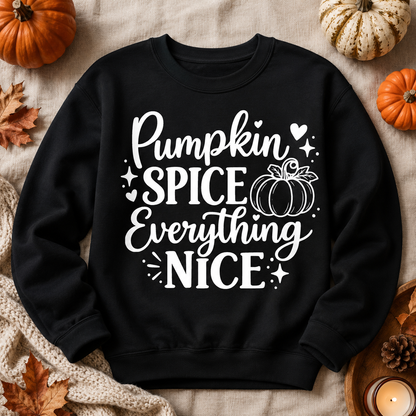 Pumpkin Spice Everything Nice SVG EPS DXF PNG | Fall Kitchen Cut File