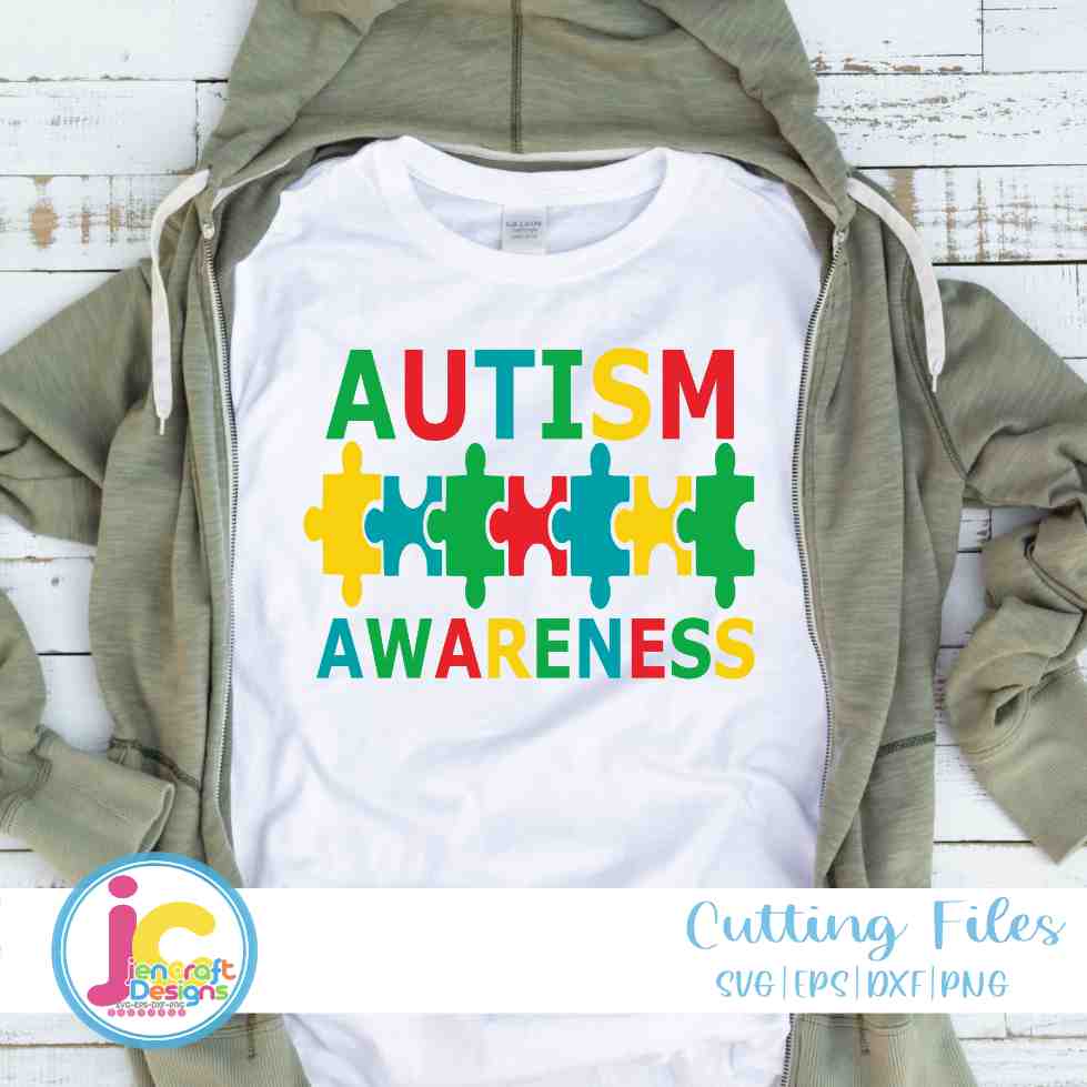 Autism Puzzle Svg | Autism Awareness SVG EPS DXF PNG