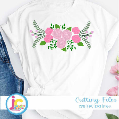 Floral Svg | Spring Flowers Swag SVG EPS DXF PNG