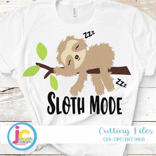 Sloth Svg | Sloth Mode SVG DXF PNG EPS