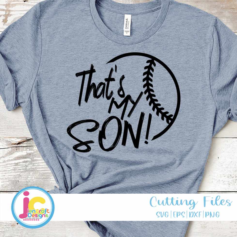 Baseball Svg | That's My Son SVG DXF PNG EPS