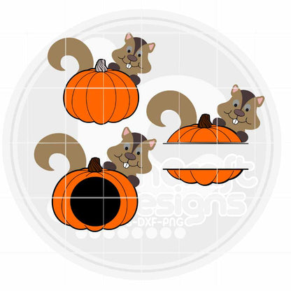 Fall Svg | Pumpkin Monogram Frame SVG DXF PNG EPS Bundle