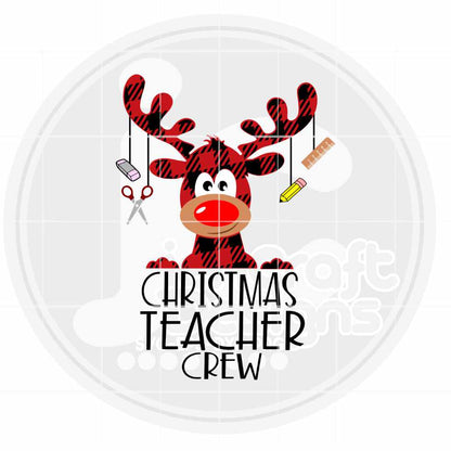 Christmas svg | Teacher Crew SVG EPS DXF PNG JenCraft Designs