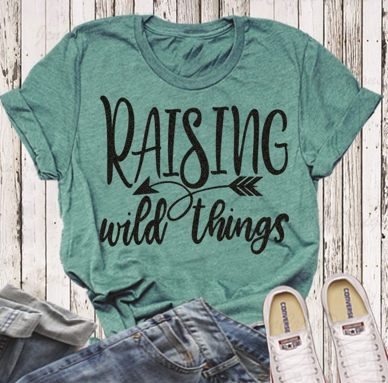 Mom Svg, Raising Wild Things SVG EPS DXF PNG 