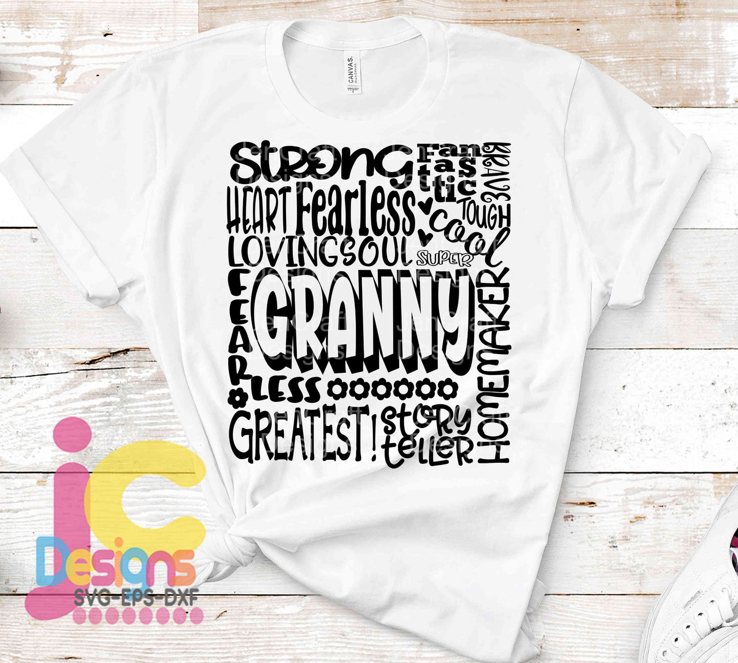 Granny Svg, Typography Word Art SVG DXF PNG EPS