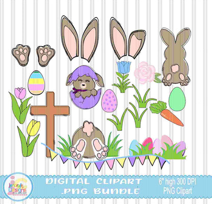 Easter Sublimation Doodle Letters png Hand Drawn alpha pack Alphabet A - Z Set Sublimate Design Printable png Font Pink White Font  JenCraft Designs