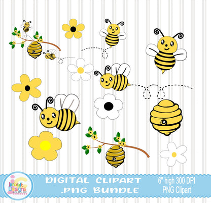 Honey Bee Faux Applique Doodle Letters Alphabet Png Print File for Sublimation or Printing - JenCraft Designs